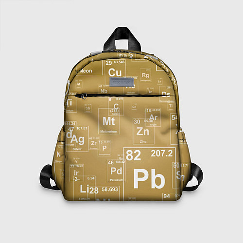 Детский рюкзак Pb - таблица Менделеева / 3D-принт – фото 1