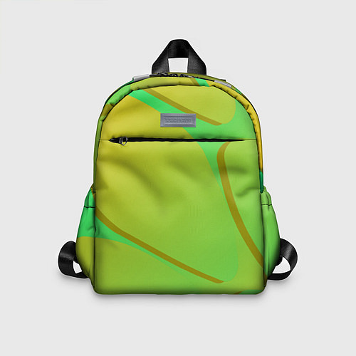 Детский рюкзак Градиентная абстракция / 3D-принт – фото 1