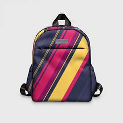 Детский рюкзак Геометрический Строй, цвет: 3D-принт