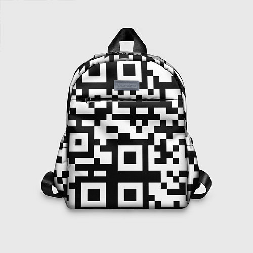 Детский рюкзак Qr codeкуаркод / 3D-принт – фото 1