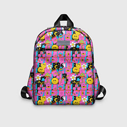 Детский рюкзак Психоделика Инь-Янь, цвет: 3D-принт