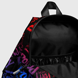 Детский рюкзак POPPY PLAYTIME LOGO NEON, ХАГИ ВАГИ, цвет: 3D-принт — фото 2