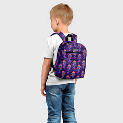 Детский рюкзак Грибы психоделика, цвет: 3D-принт — фото 2