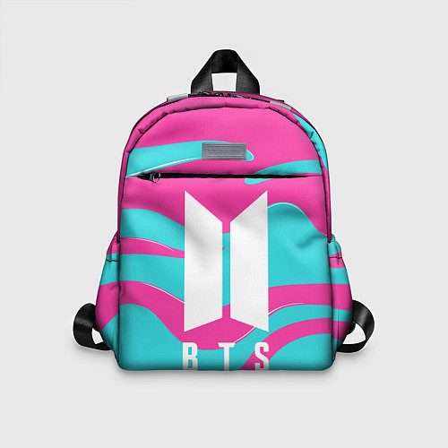 Детский рюкзак BTS БТС СЛАДКИЕ ЦВЕТА / 3D-принт – фото 1
