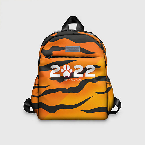 Детский рюкзак Новогодний тигр Новый год 2022 / 3D-принт – фото 1