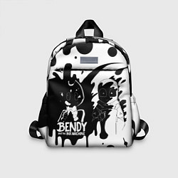 Детский рюкзак BLACK AND WHITE BENDY, цвет: 3D-принт
