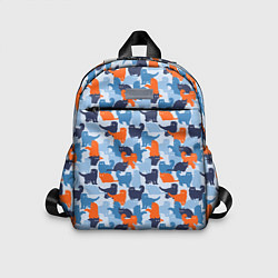 Детский рюкзак Разные Кошечки, цвет: 3D-принт
