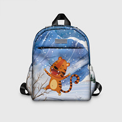 Детский рюкзак Гуляющий тигр, цвет: 3D-принт