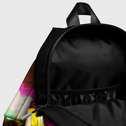 Детский рюкзак Горящие сердца всех цветов радуги, цвет: 3D-принт — фото 2