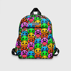 Детский рюкзак GEOMETRY DASH LEVELS SMILE, цвет: 3D-принт