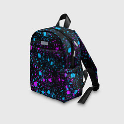 Детский рюкзак Брызги неоновые ярких красок, цвет: 3D-принт — фото 2