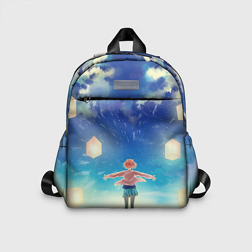 Детский рюкзак Курияма фонари / 3D-принт – фото 1