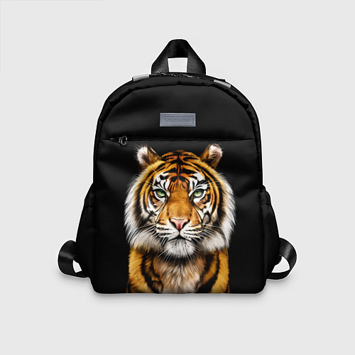Детский рюкзак Пушистый Тигр Во Тьме Символ 2022 года / 3D-принт – фото 1
