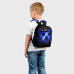 Детский рюкзак Синяя бесконечность энергии, цвет: 3D-принт — фото 2