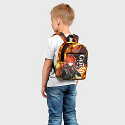Детский рюкзак ДИЛЮК ПИРО ВЗРЫВ DILUC, цвет: 3D-принт — фото 2