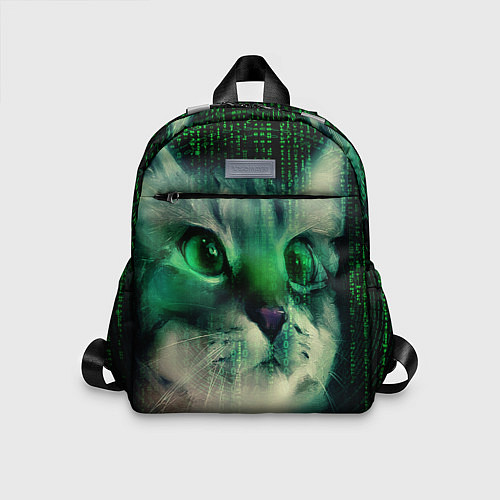 Детский рюкзак Cat in The Digital World / 3D-принт – фото 1