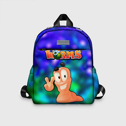 Детский рюкзак Worms Червячки / 3D-принт – фото 1