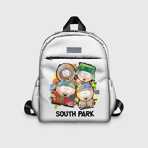 Детский рюкзак South Park - Южный парк краски / 3D-принт – фото 1