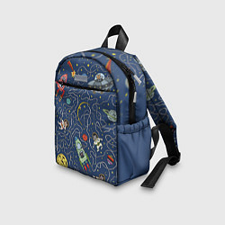 Детский рюкзак Космокотята, цвет: 3D-принт — фото 2