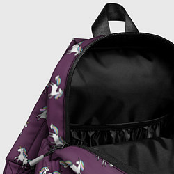 Детский рюкзак Забавные единороги паттерн, цвет: 3D-принт — фото 2