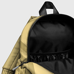 Детский рюкзак Золотая абстракция, цвет: 3D-принт — фото 2