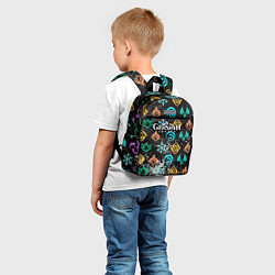 Детский рюкзак Дендро стихия Геншин, цвет: 3D-принт — фото 2