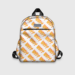 Детский рюкзак Why? белый, цвет: 3D-принт