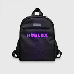 Детский рюкзак ROBLOX NEON LOGO ИГРА РОБЛОКС, цвет: 3D-принт
