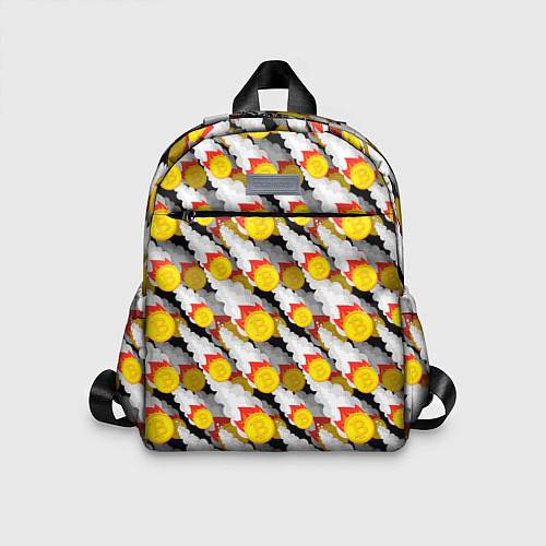 Детский рюкзак Падение Биткоина / 3D-принт – фото 1