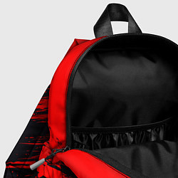 Детский рюкзак Красная краска брызги, цвет: 3D-принт — фото 2