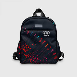 Детский рюкзак Audi капли красок, цвет: 3D-принт