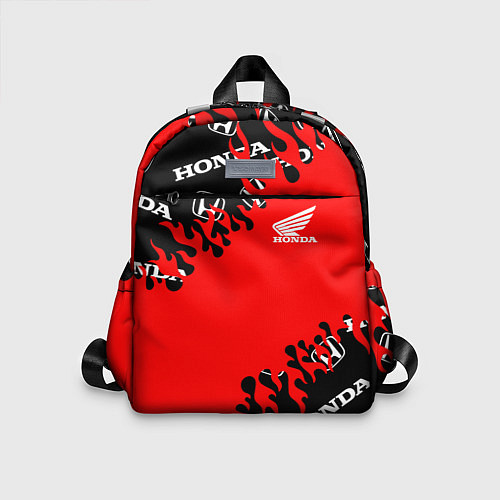 Детский рюкзак Honda нарисованный огонь / 3D-принт – фото 1