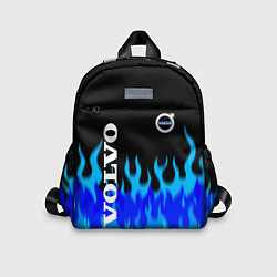 Детский рюкзак Volvo размытый огонь, цвет: 3D-принт