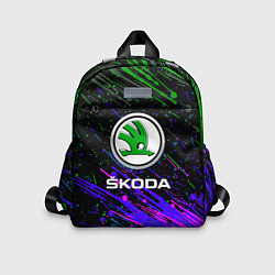 Детский рюкзак Skoda разноцветные брызги