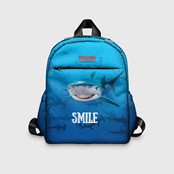 Детский рюкзак Акула смайл, цвет: 3D-принт