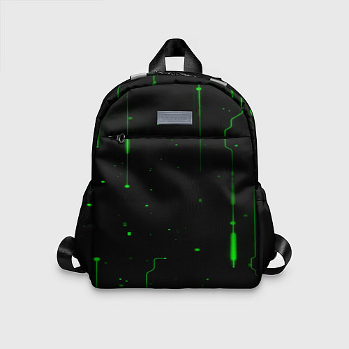Детский рюкзак Neon Green Light / 3D-принт – фото 1