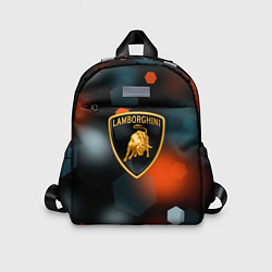 Детский рюкзак Lamborghini - Размытие, цвет: 3D-принт