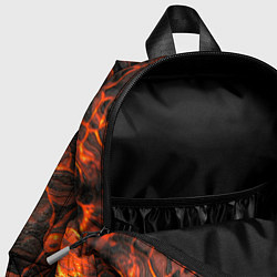 Детский рюкзак Lamborghini - Вулкан из щелей, цвет: 3D-принт — фото 2