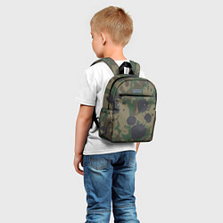 Детский рюкзак Камуфляж брызги красок, цвет: 3D-принт — фото 2