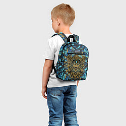 Детский рюкзак Голова волка с крыльями, цвет: 3D-принт — фото 2