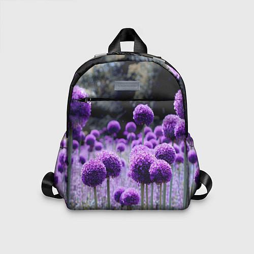 Детский рюкзак Цветущая лесная поляна / 3D-принт – фото 1