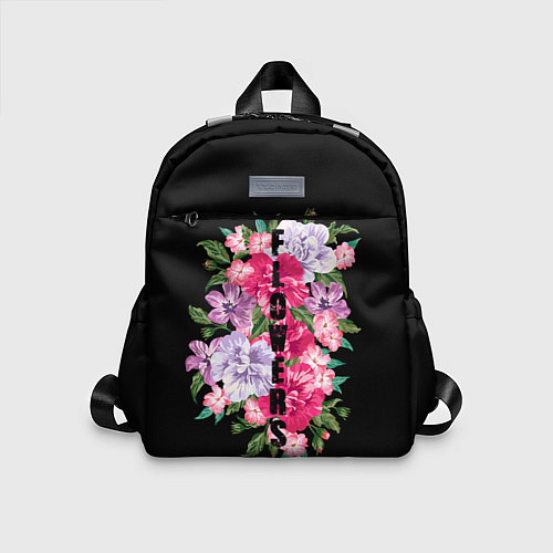 Детский рюкзак Букет цветов / 3D-принт – фото 1