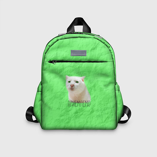 Детский рюкзак Приемлемо кот мем / 3D-принт – фото 1