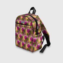 Детский рюкзак Фиолетовые цветочки 3d, цвет: 3D-принт — фото 2
