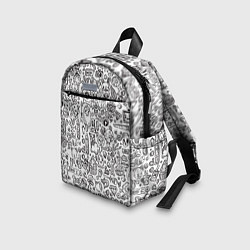 Детский рюкзак Рисованные черепа и животные, цвет: 3D-принт — фото 2