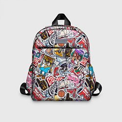 Детский рюкзак Рисунок колледж, цвет: 3D-принт