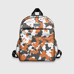 Детский рюкзак Orange Camo, цвет: 3D-принт