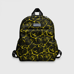 Детский рюкзак Yellow Ripple Желтая Рябь, цвет: 3D-принт