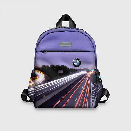 Детский рюкзак BMW Ночная трасса / 3D-принт – фото 1