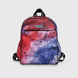 Детский рюкзак Брызги, кляксы и разводы Акварельные краски Абстра, цвет: 3D-принт